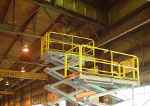 व्हील्ड सिज़र लिफ्ट Lift-A-Loft MP15-10 