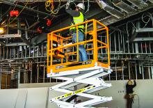 व्हील्ड सिज़र लिफ्ट Custom Equipment PA-527