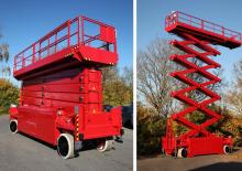 व्हील्ड सिज़र लिफ्ट PB PB S275-24ES 4x4