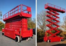 व्हील्ड सिज़र लिफ्ट PB PB S320-24ES 4x4