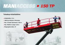 व्हील्ड टेलीस्कोपिक बूम लिफ्ट Manitou 150 TP