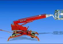 व्हील्ड टेलीस्कोपिक बूम लिफ्ट Denka-Lift - Rothlehner Narrow DL22N 