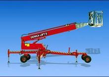 व्हील्ड टेलीस्कोपिक बूम लिफ्ट Denka-Lift - Rothlehner Narrow DL28N 