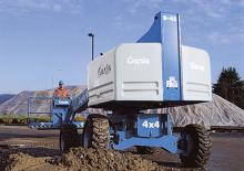 व्हील्ड टेलीस्कोपिक बूम लिफ्ट Genie S-45