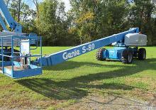 व्हील्ड टेलीस्कोपिक बूम लिफ्ट Genie S 80 D