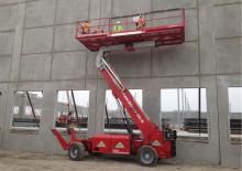 व्हील्ड टेलीस्कोपिक बूम लिफ्ट MEC TITAN BOOM 60-S